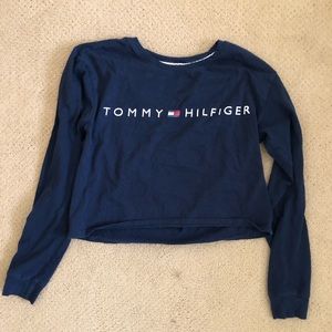 Tommy Hilfiger Long Sleeve Cropped Tee